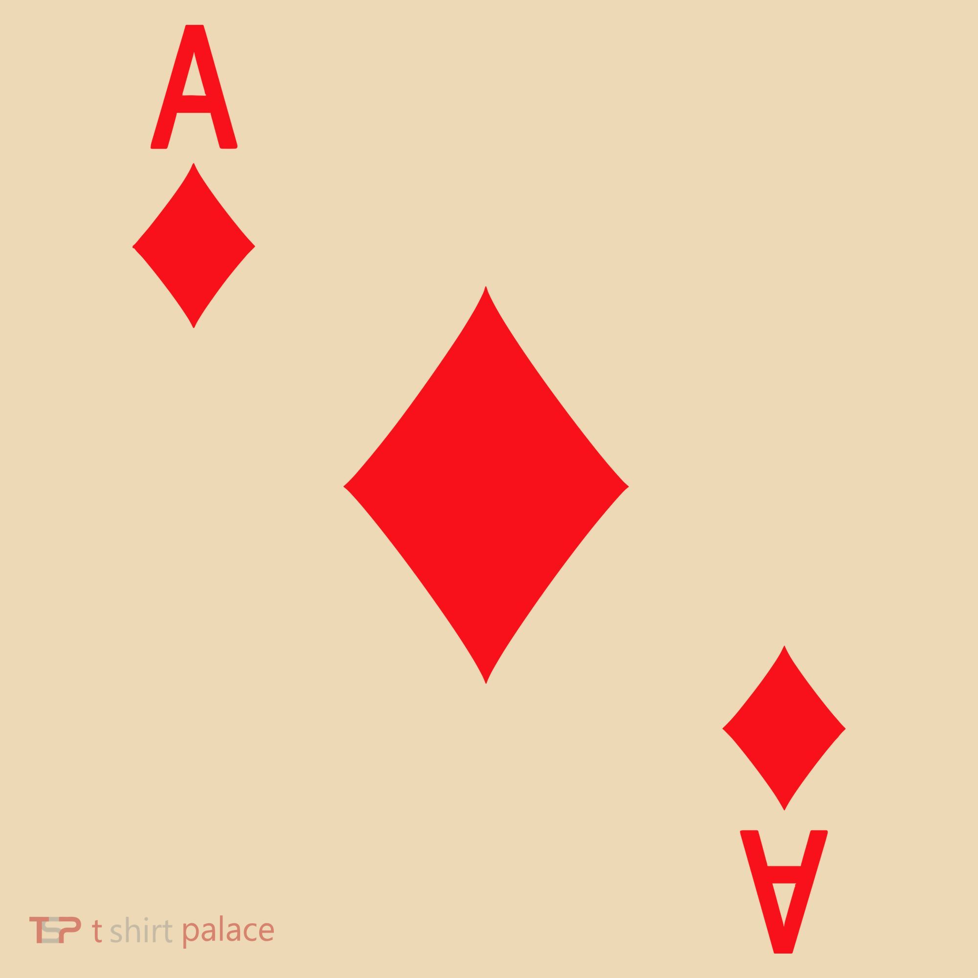 Ace Of Diamonds Playing Card Tote Bag