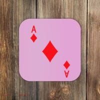 Ace Of Diamonds Playing Card Coaster thumb 0