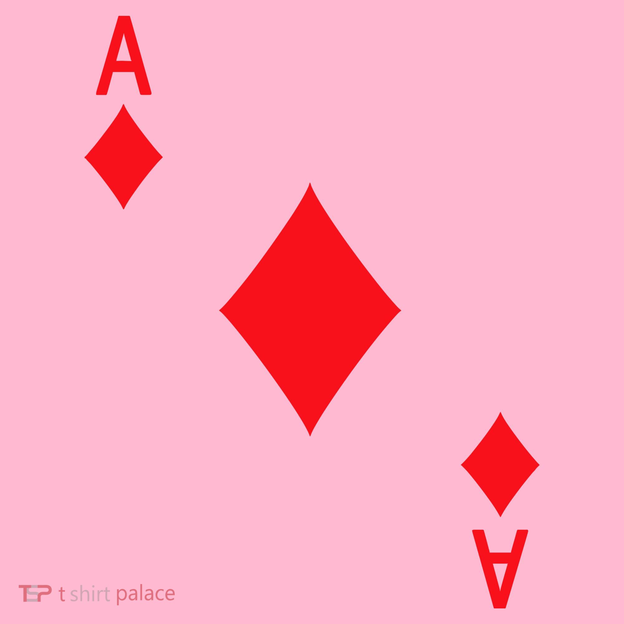 Ace Of Diamonds Playing Card Coaster