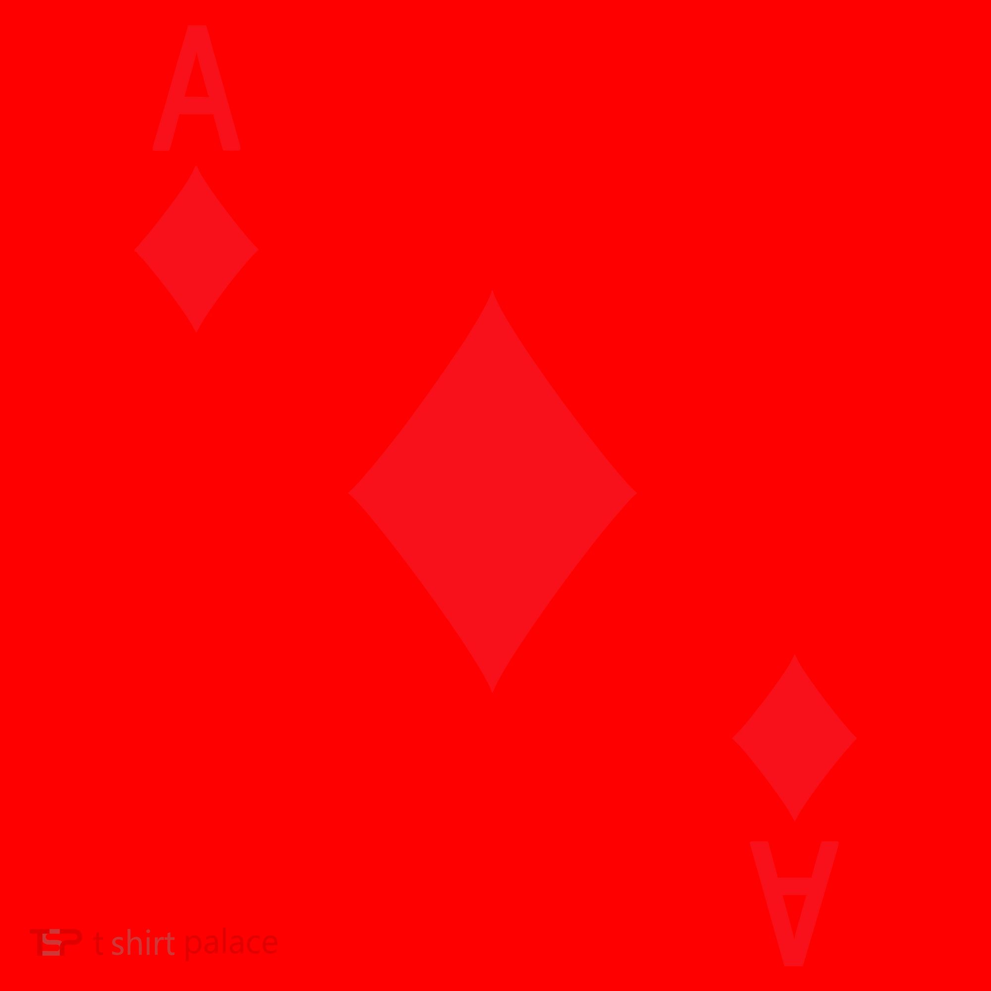 Ace Of Diamonds Playing Card Santa Hat