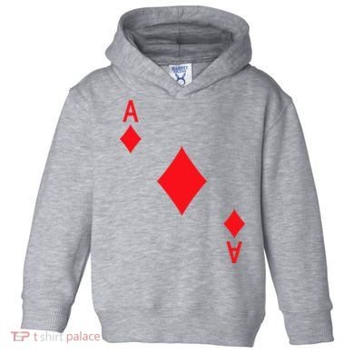 Ace Of Diamonds Playing Card Toddler Hoodie