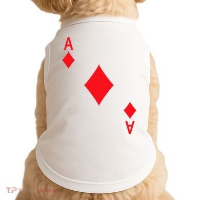 Ace Of Diamonds Playing Card Doggie Tank