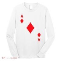 Ace Of Diamonds Playing Card Long Sleeve Shirt thumb 0