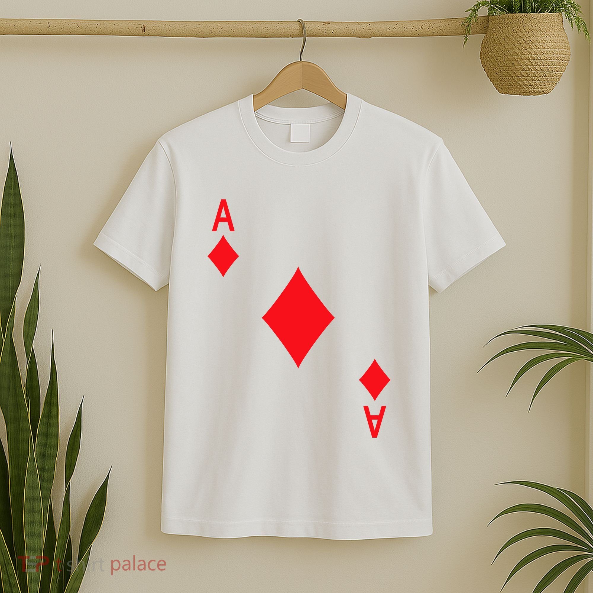 Ace Of Diamonds Playing Card T-Shirt