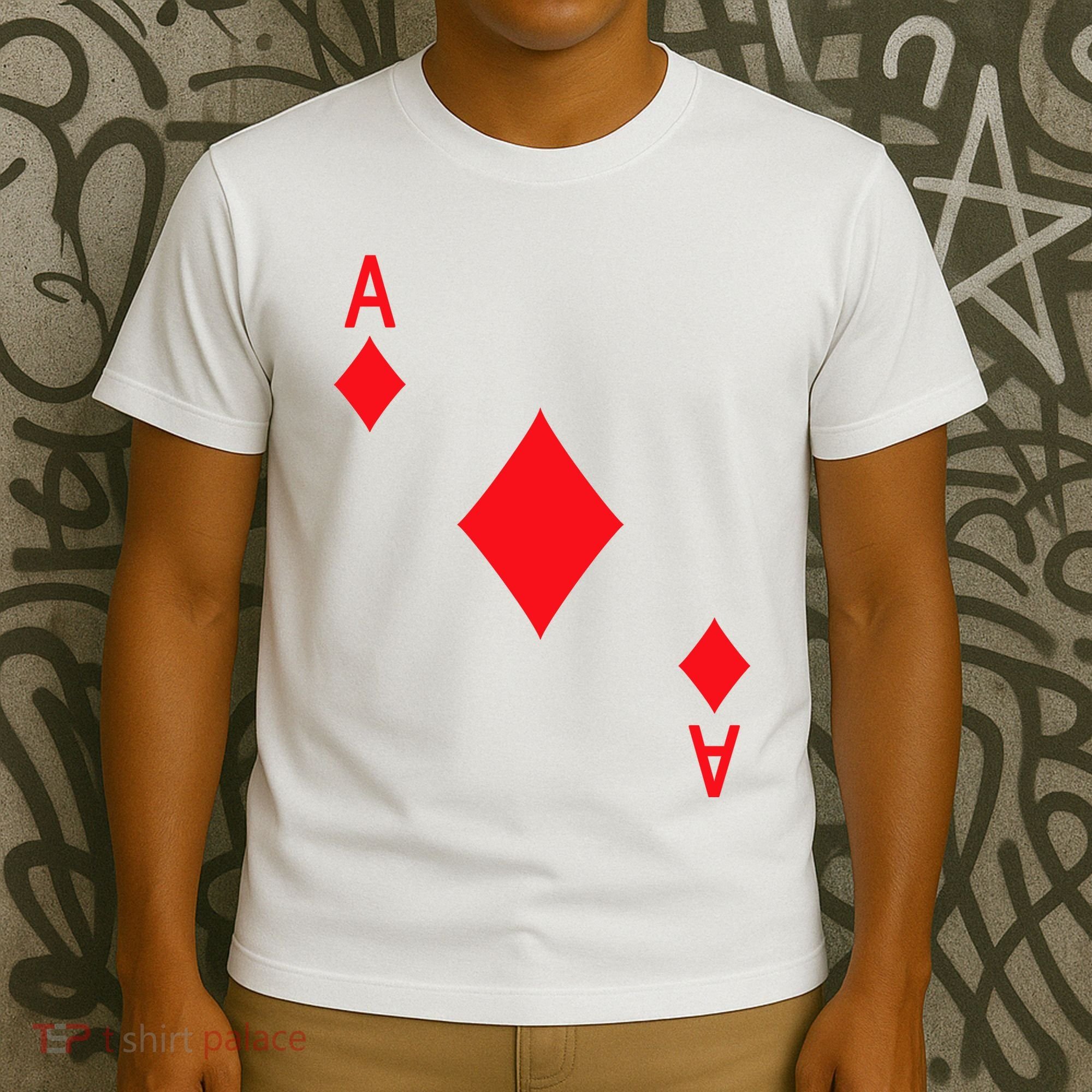 Ace Of Diamonds Playing Card T-Shirt