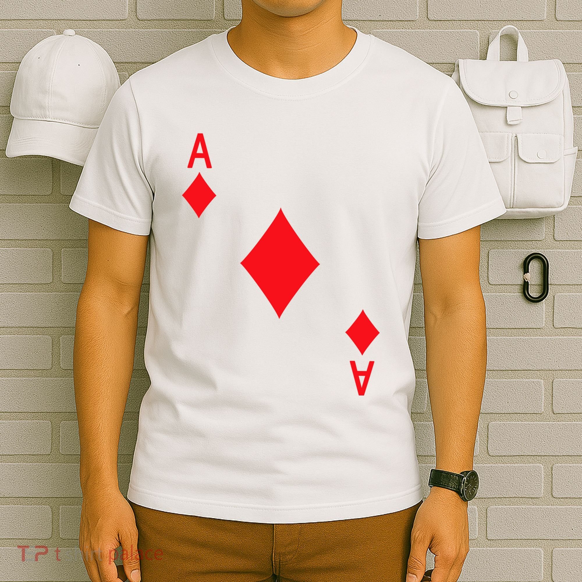 Ace Of Diamonds Playing Card T-Shirt