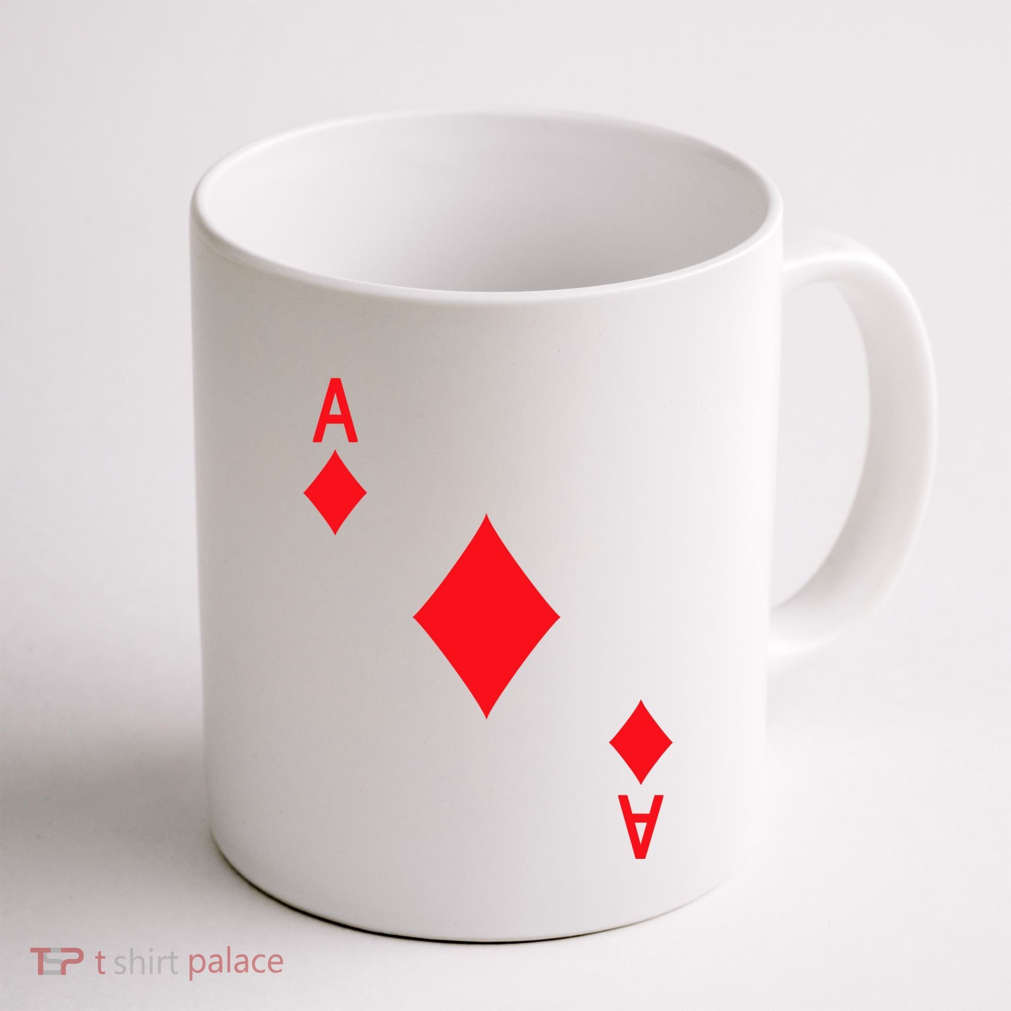 Ace Of Diamonds Playing Card Coffee Mug