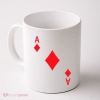 Ace Of Diamonds Playing Card Coffee Mug thumb 0