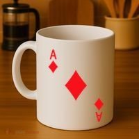 Ace Of Diamonds Playing Card Coffee Mug thumb 4