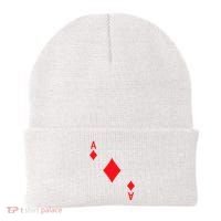 Ace Of Diamonds Playing Card Beanie thumb 0