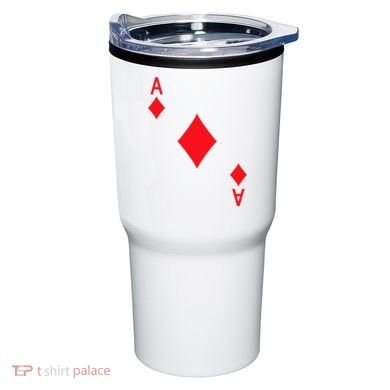 Ace Of Diamonds Playing Card Tumbler