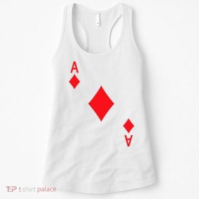 Ace Of Diamonds Playing Card Women's Tank Top