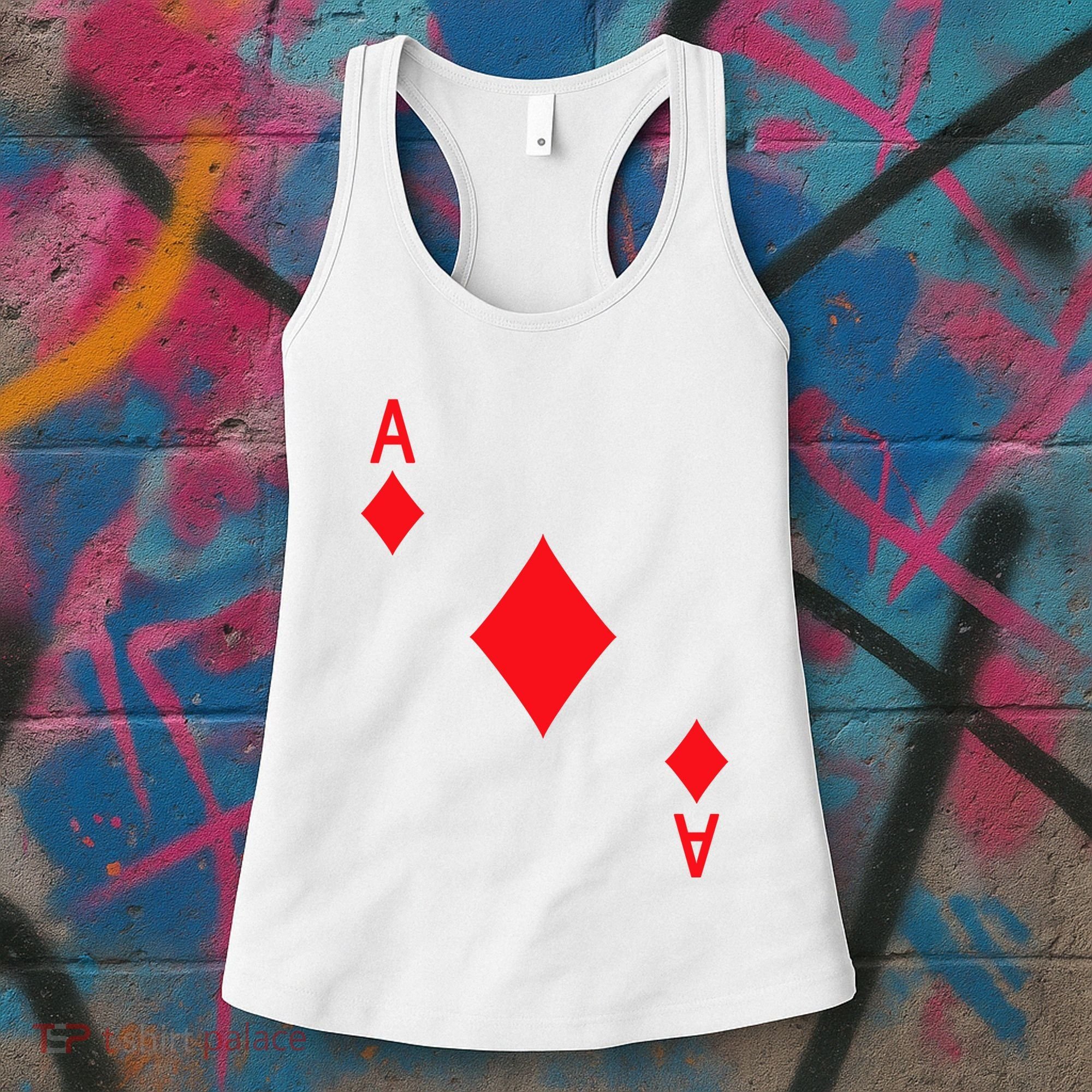 Ace Of Diamonds Playing Card Women's Tank Top