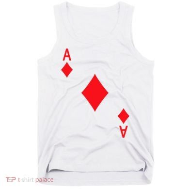 Ace Of Diamonds Playing Card Tank Top