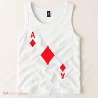 Ace Of Diamonds Playing Card Tank Top thumb 2
