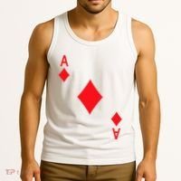 Ace Of Diamonds Playing Card Tank Top thumb 3
