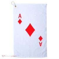 Ace Of Diamonds Playing Card Golf Towel thumb 0