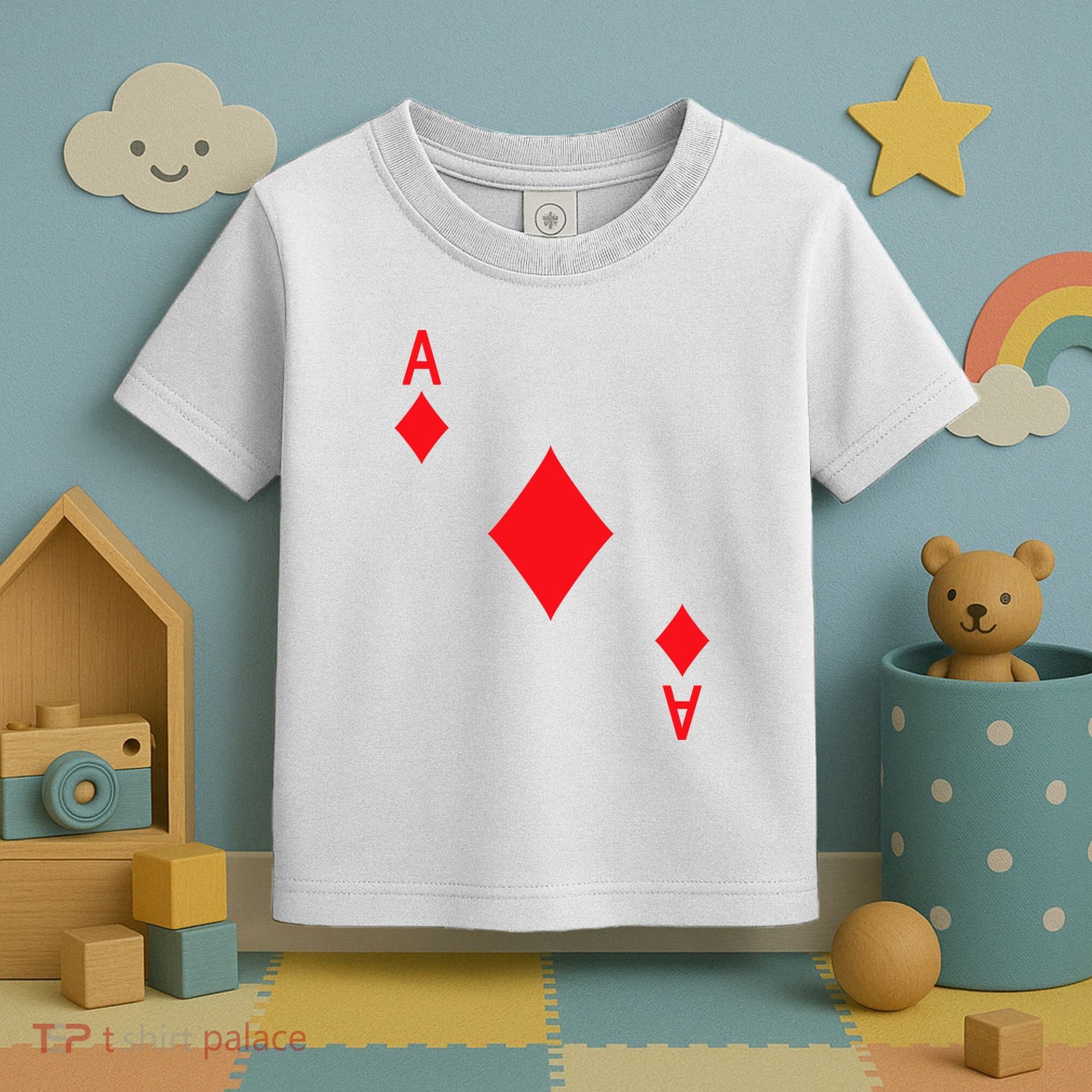 Ace Of Diamonds Playing Card Toddler T-Shirt