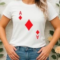 Ace Of Diamonds Playing Card Women's T-Shirt thumb 2