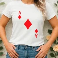 Ace Of Diamonds Playing Card Women's T-Shirt thumb 2