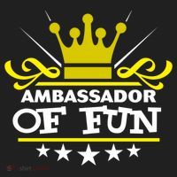 Ambassador Of Fun Funny Saying Costume Party Starter White Funny Gift Hat thumb 2