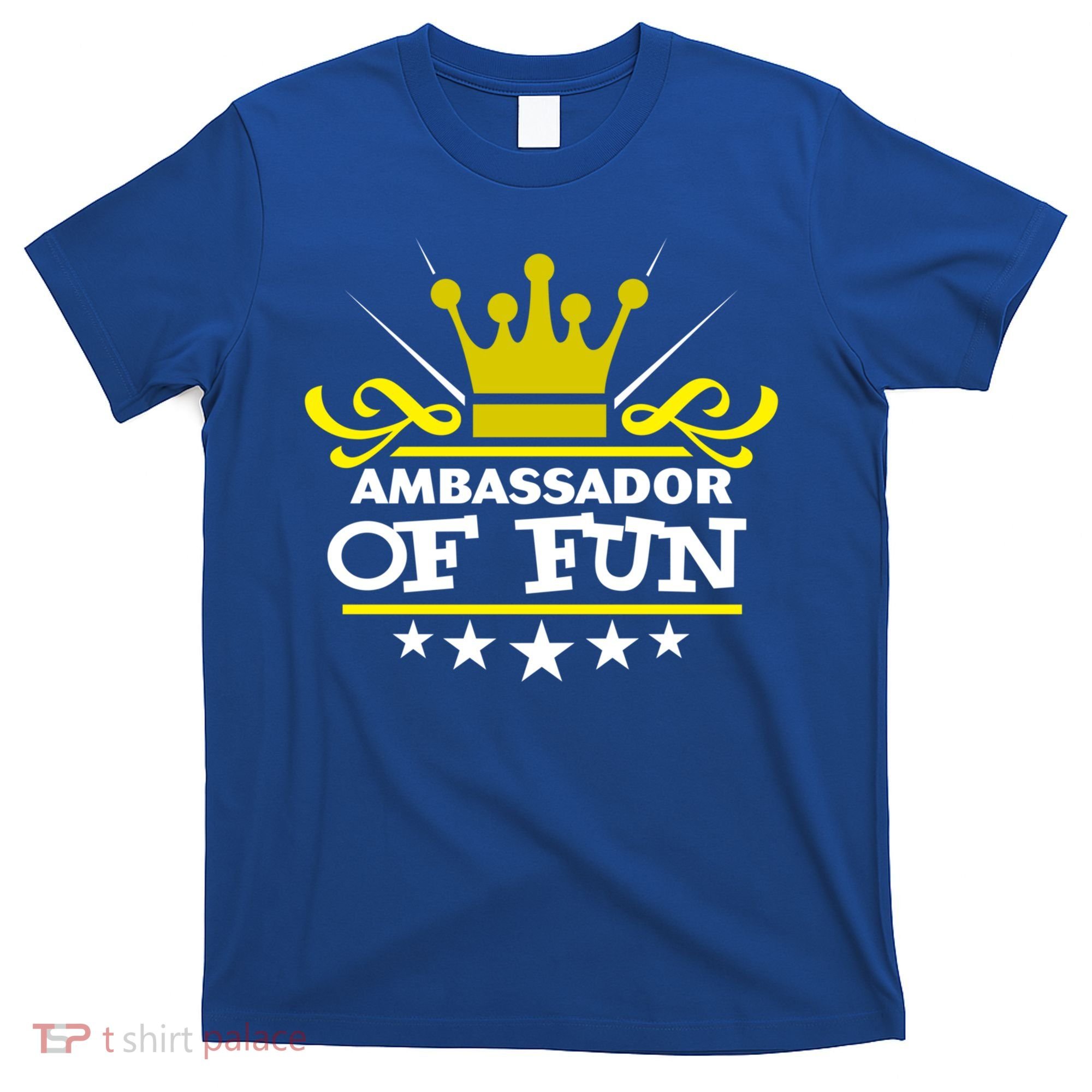 Ambassador Of Fun Funny Saying Costume Party Starter White Funny Gift T-Shirt