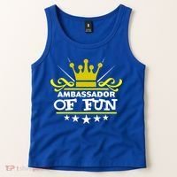 Ambassador Of Fun Funny Saying Costume Party Starter White Funny Gift Tank Top thumb 2