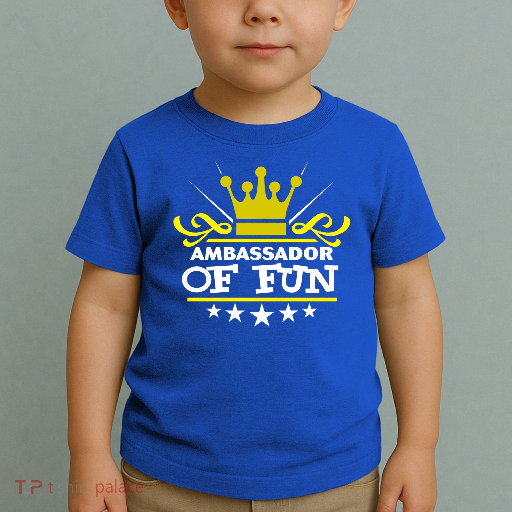 Ambassador Of Fun Funny Saying Costume Party Starter White Funny Gift Toddler T-Shirt