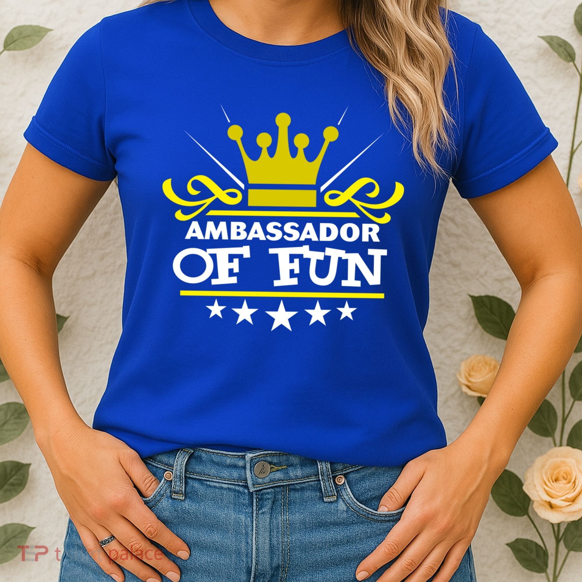 Ambassador Of Fun Funny Saying Costume Party Starter White Funny Gift Women's T-Shirt