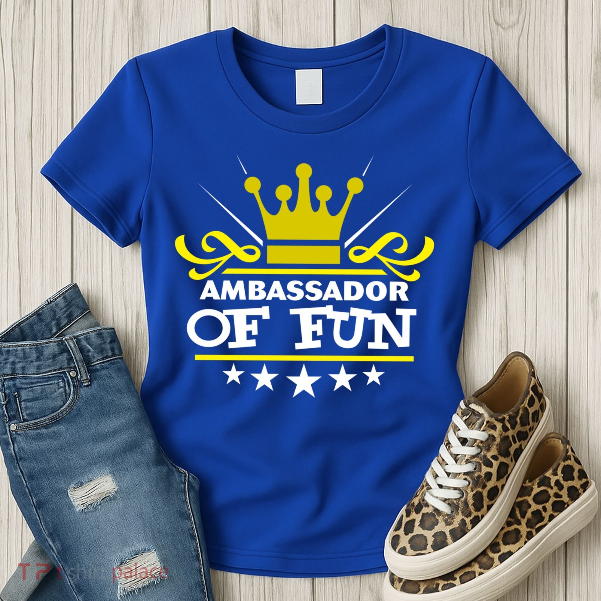 Ambassador Of Fun Funny Saying Costume Party Starter White Funny Gift Women's T-Shirt