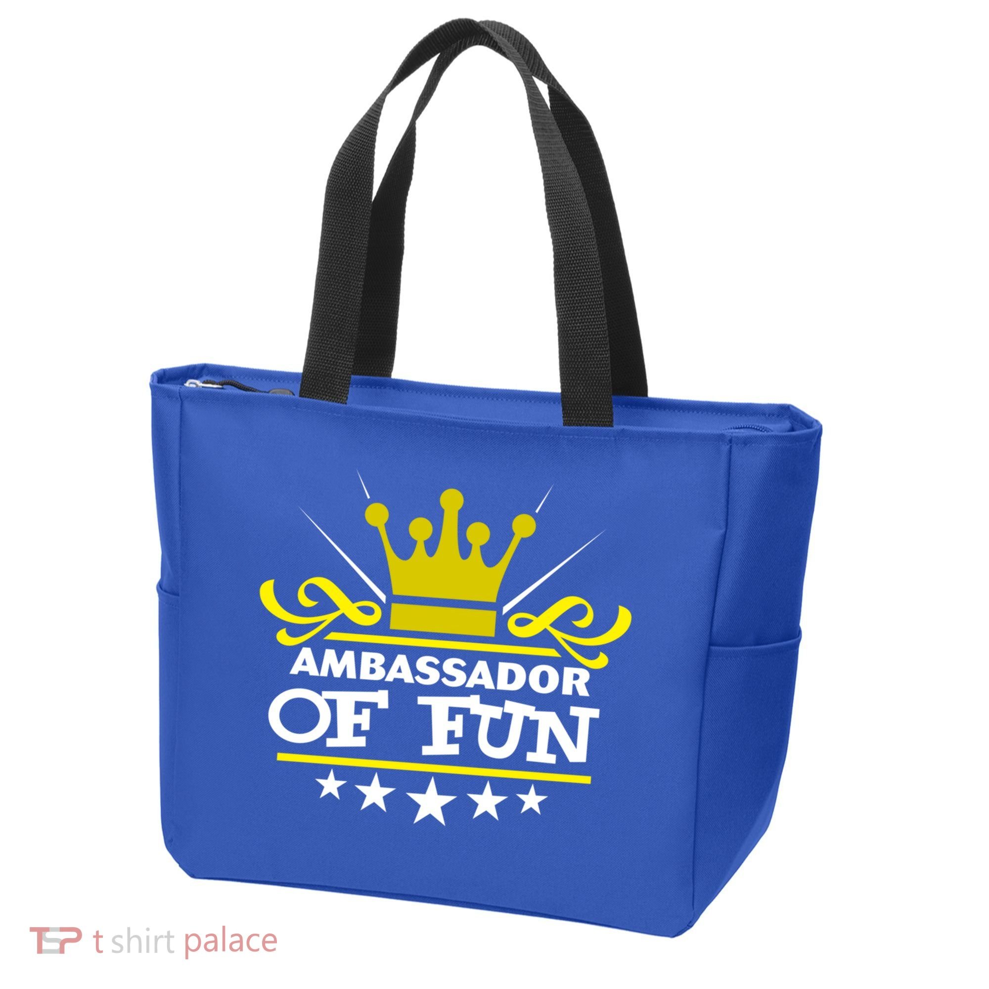 Ambassador Of Fun Funny Saying Costume Party Starter White Funny Gift Tote Bag