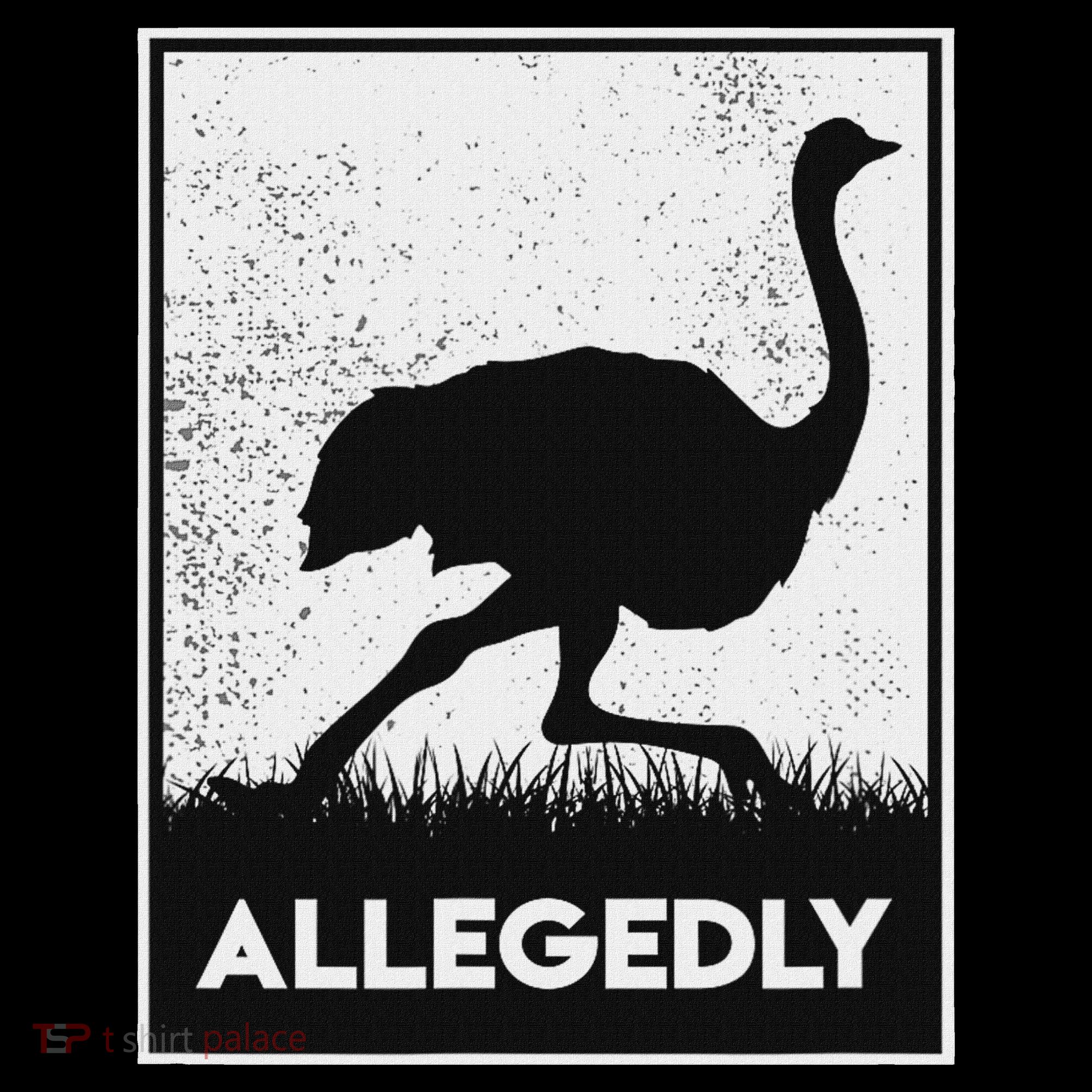 Allegedly Ostrich Funny Flightless Bird Women's Hoodie