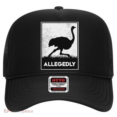 Allegedly Ostrich Funny Flightless Bird Hat