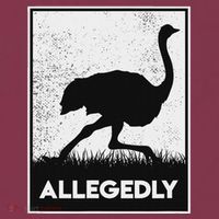 Allegedly Ostrich Funny Flightless Bird 16oz Travel Tumbler thumb 2