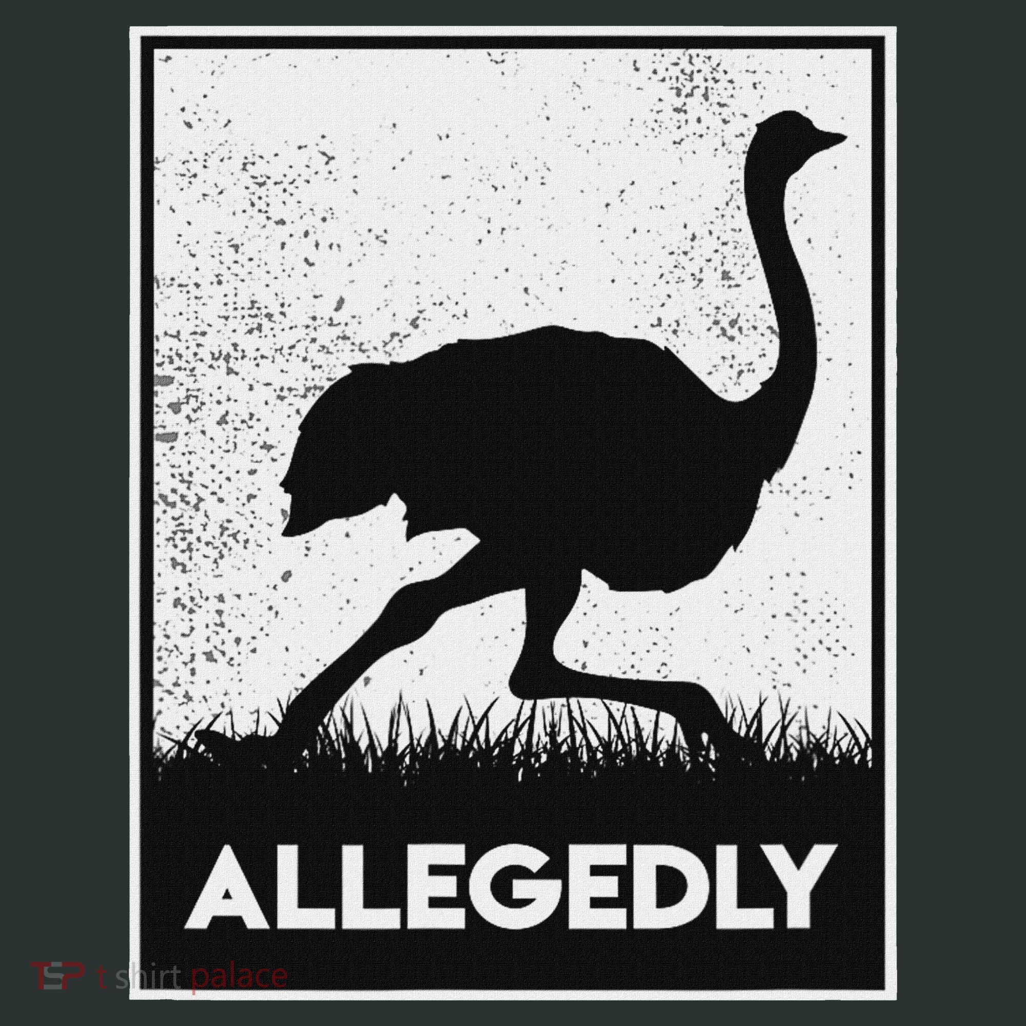 Allegedly Ostrich Funny Flightless Bird Infant Baby Jersey Bodysuit