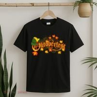 Autumn Oktoberfest Fall Leaves T-Shirt thumb 2