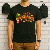 Autumn Oktoberfest Fall Leaves T-Shirt thumb 6
