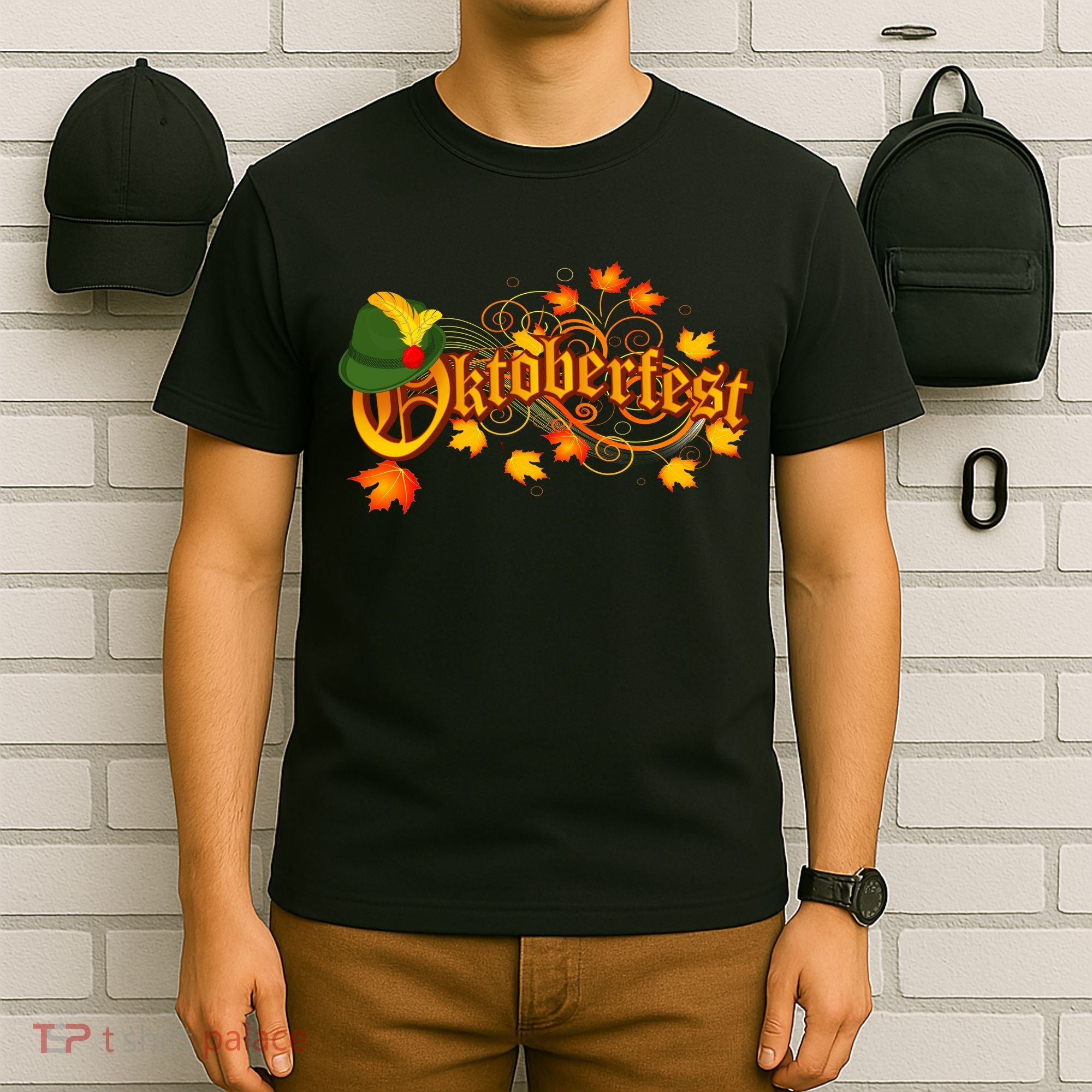 Autumn Oktoberfest Fall Leaves T-Shirt