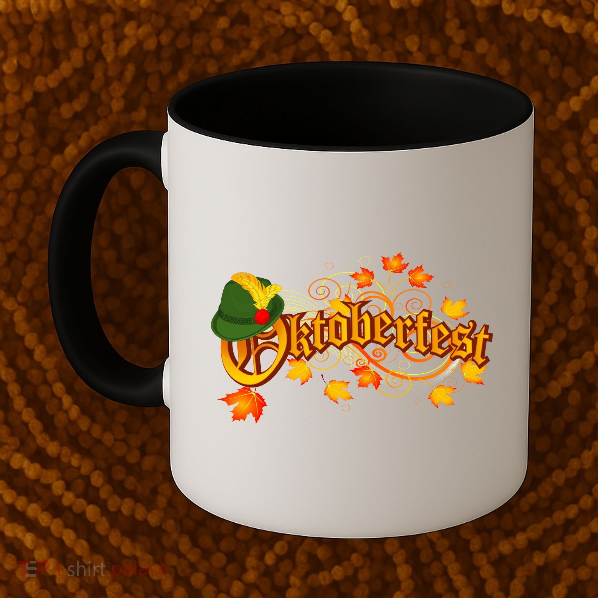 Autumn Oktoberfest Fall Leaves Coffee Mug