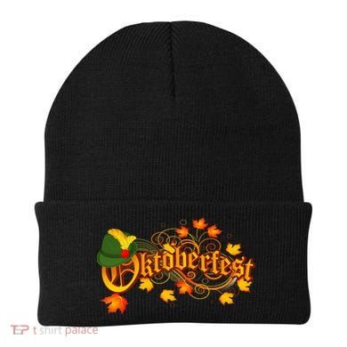 Autumn Oktoberfest Fall Leaves Beanie