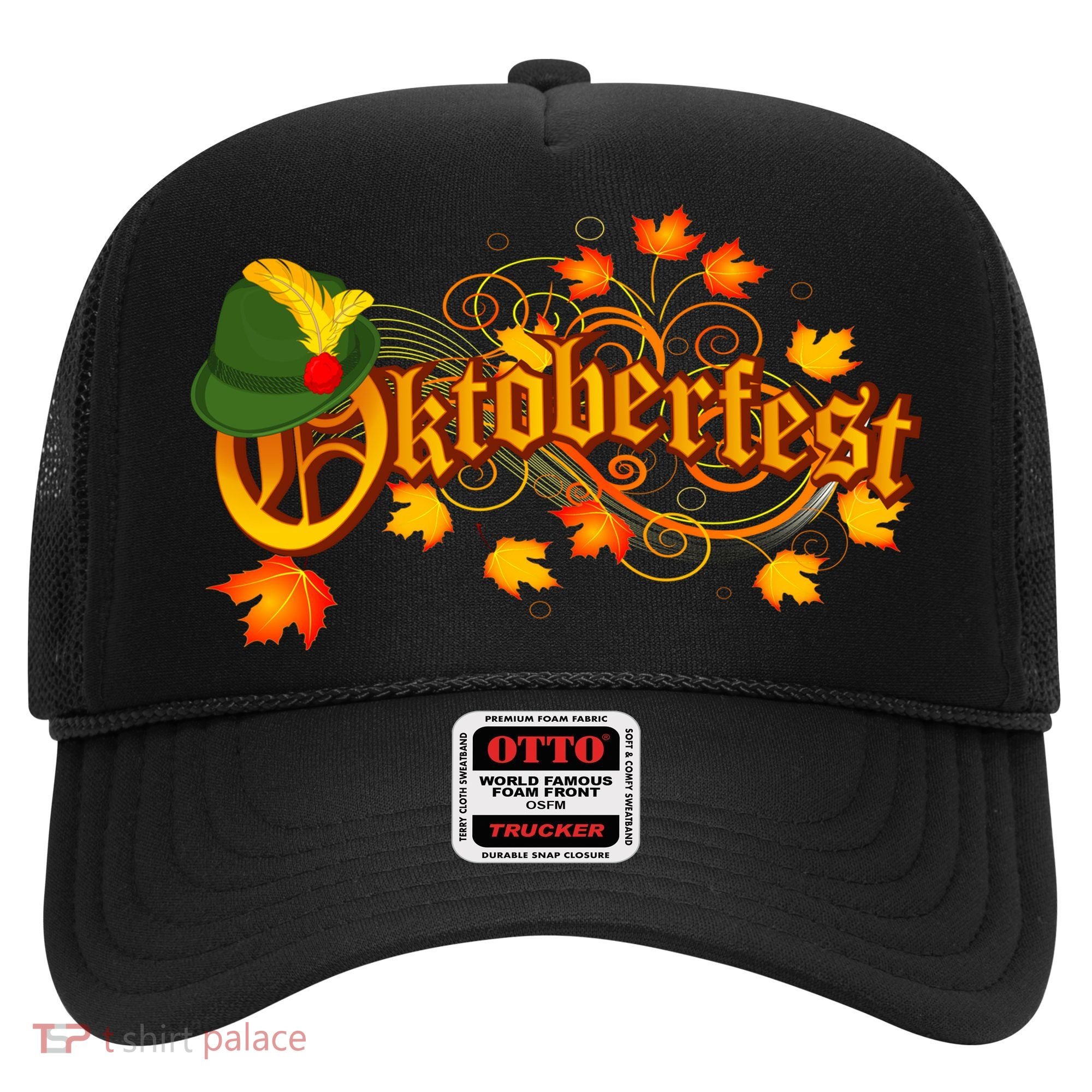 Autumn Oktoberfest Fall Leaves Hat