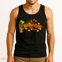 Autumn Oktoberfest Fall Leaves Tank Top thumb 3