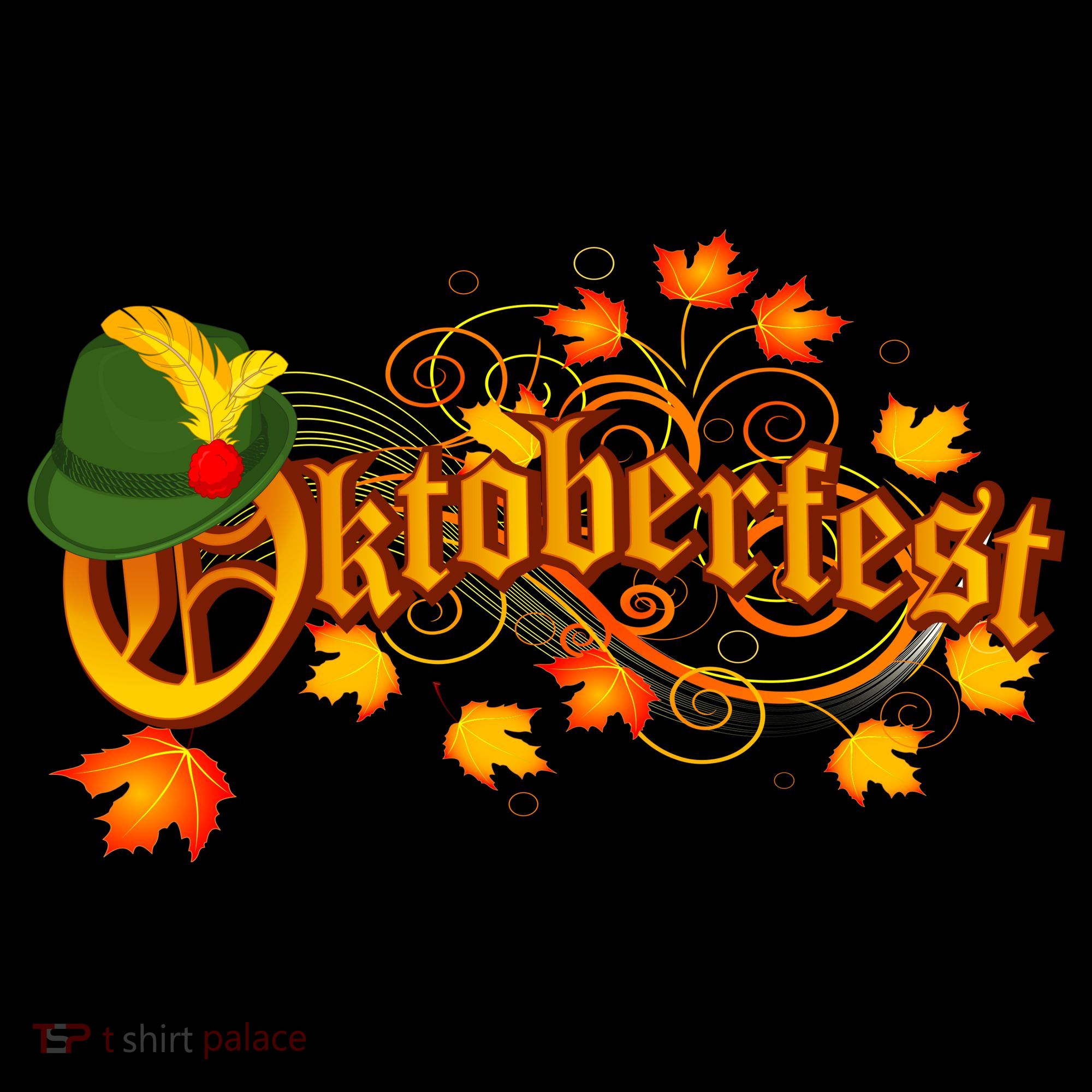 Autumn Oktoberfest Fall Leaves Toddler T-Shirt