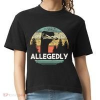 Allegedly Ostrich Funny Bird Lover Comfort Colors Boxy T-Shirt thumb 0