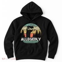 Allegedly Ostrich Funny Bird Lover Hoodie thumb 0
