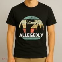 Allegedly Ostrich Funny Bird Lover T-Shirt thumb 3