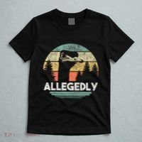 Allegedly Ostrich Funny Bird Lover T-Shirt thumb 5
