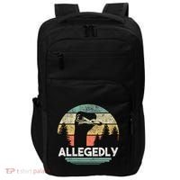 Allegedly Ostrich Funny Bird Lover Impact Tech Backpack thumb 0