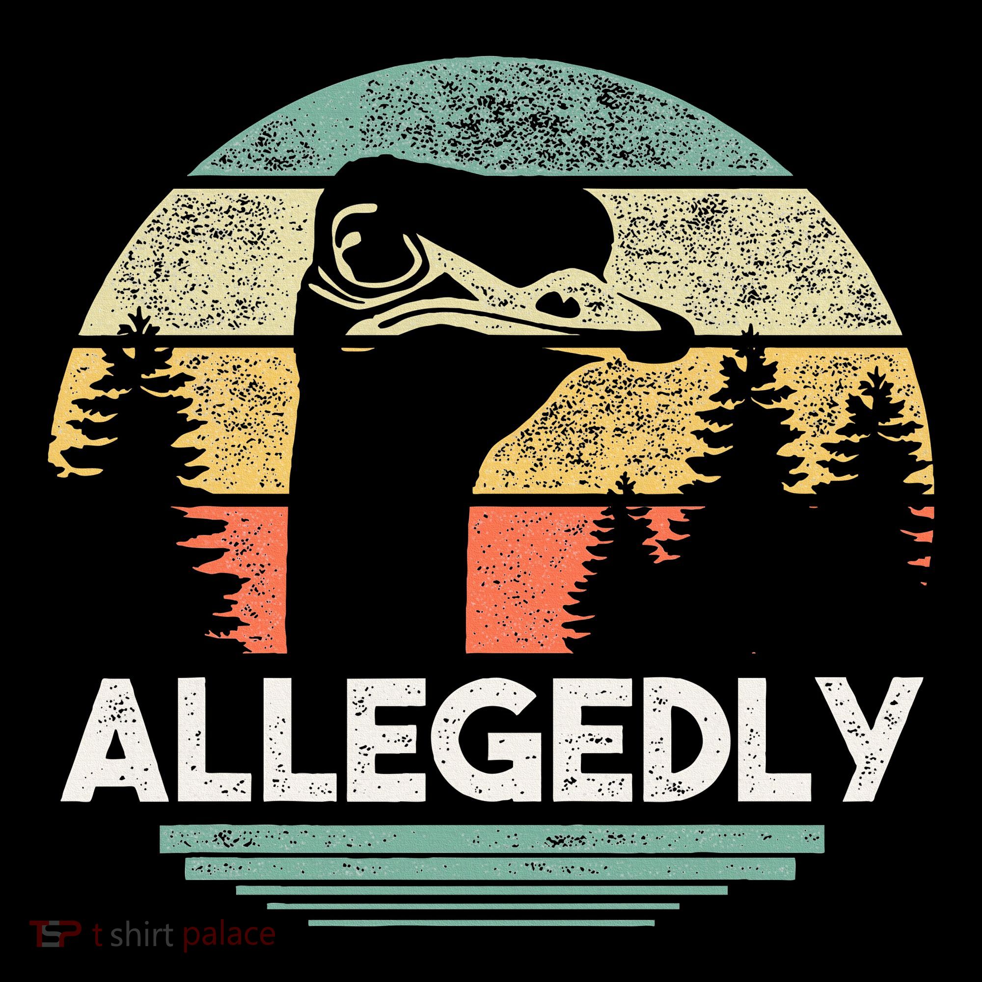 Allegedly Ostrich Funny Bird Lover Women's Hoodie