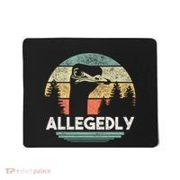 Allegedly Ostrich Funny Bird Lover Mousepad thumb 0